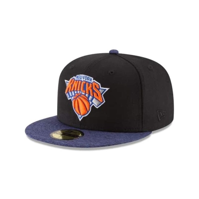New York Knicks Gorra | New Era NBA Shadow Tech 59fifty Fitted Cap Mexico - Negros